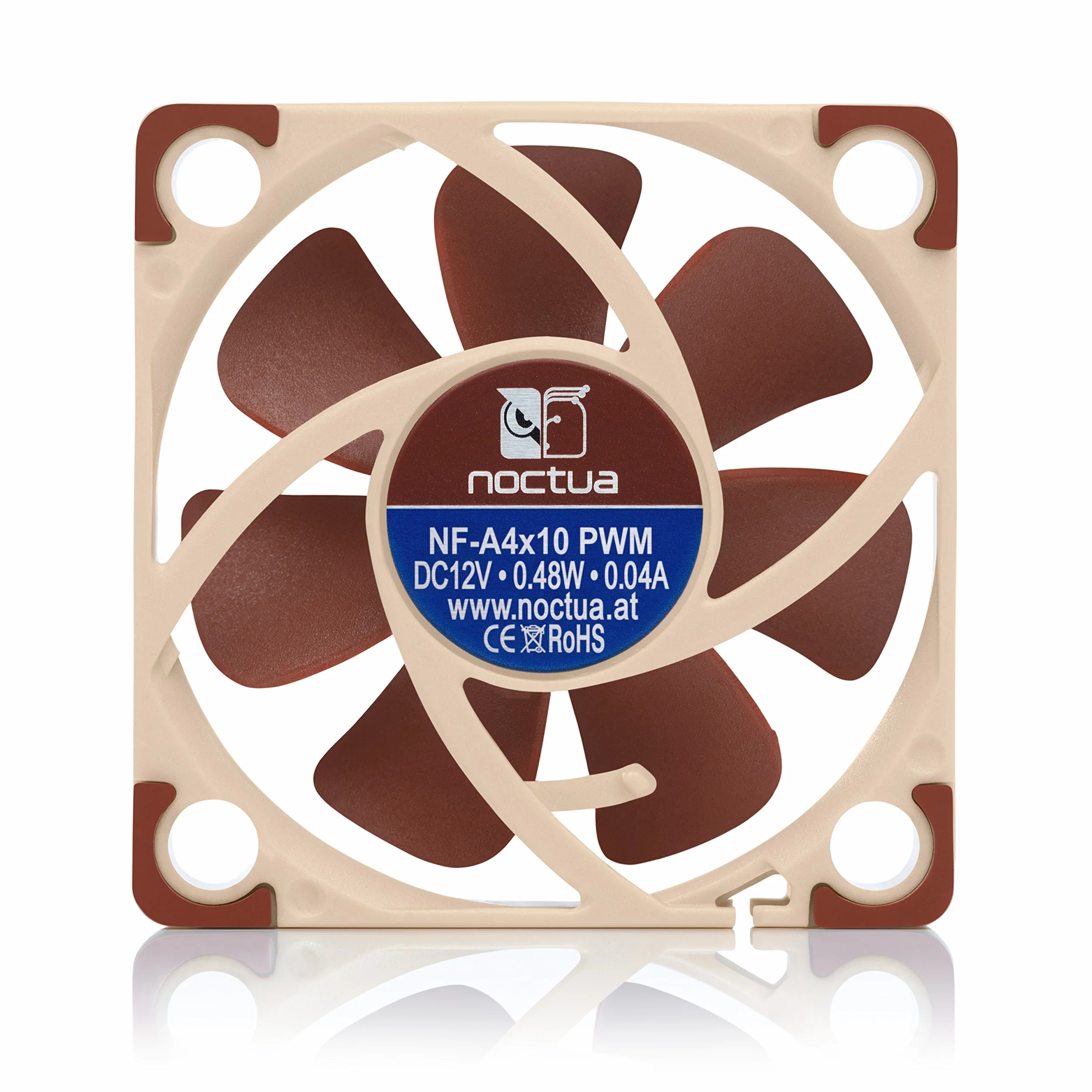 Noctua NF-A4x10 PWM 4-Pinowy Wentylator 40x10 mm Brązowy
