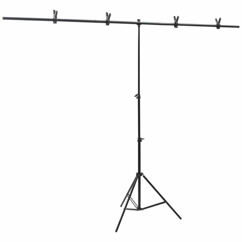 Zestaw do studia fotograficznego z lampami, tło, 2 statywy, 2 abażury, 2 lampy dzienne 5500 K, aluminiowy statyw z regulacją wysokości, metalowy stojak do fotografii, wideo, streamingu