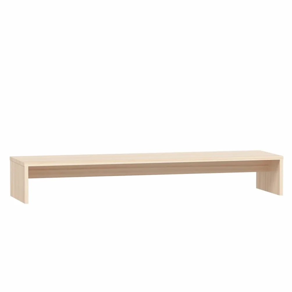 Konsola telewizyjna, pokój zabaw, sypialnia, meble multimedialne, konsola, stojak na monitor, 100 x 27 x 15 cm, lite drewno sosnowe, nadaje się do salonu, sypialni