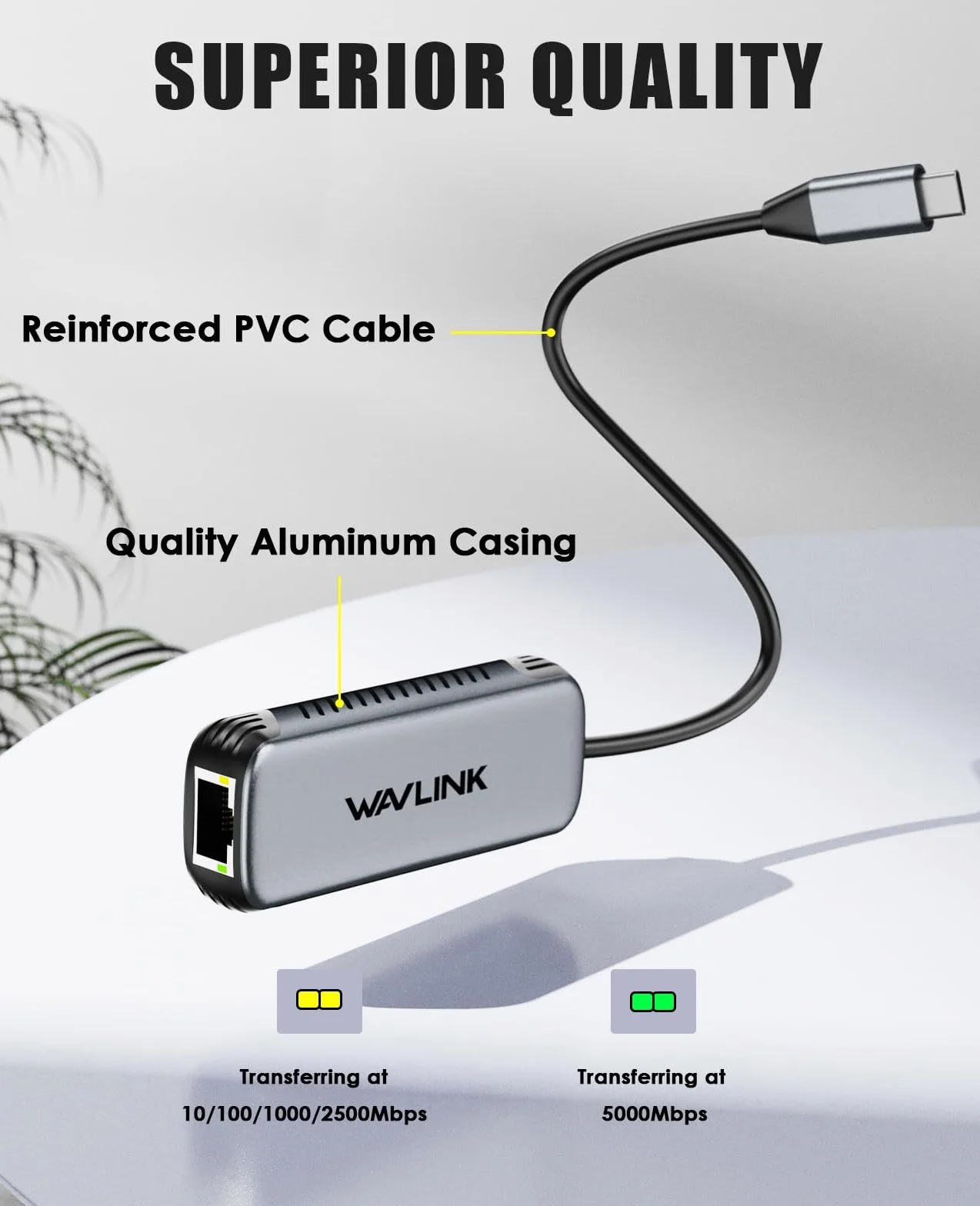WAVLINK Adapter USB C na 5G Ethernet