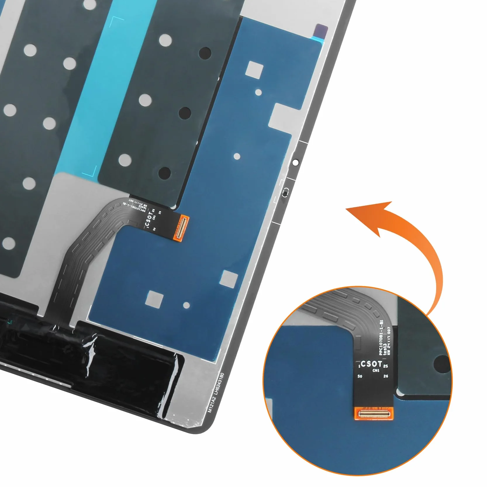 Ekran LCD do Xiaomi Redmi Pad Pro 12.1 2405CRPFDC zamiennik ekranu dla Xiaomi Redmi Pad Pro 12,1 cala wyświetlacz LCD ekran dotykowy digitizer montaż części naprawcze z narzędziami (czarny)