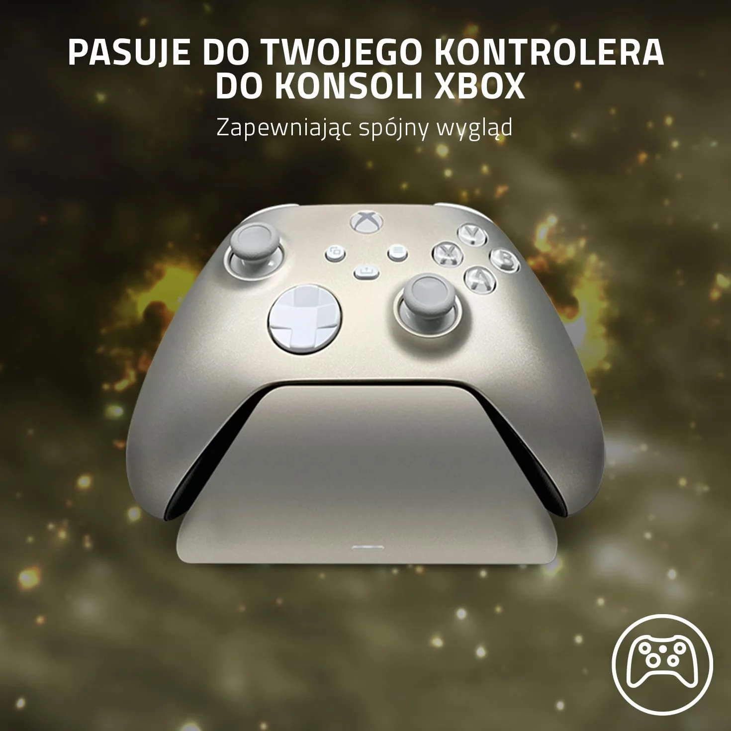 Razer Rc21-01751600-R3M1 RC21-01751600-R3M1 Ładowarka, Beżowy, ‎50 x 50 x 28 cm; 400 g
