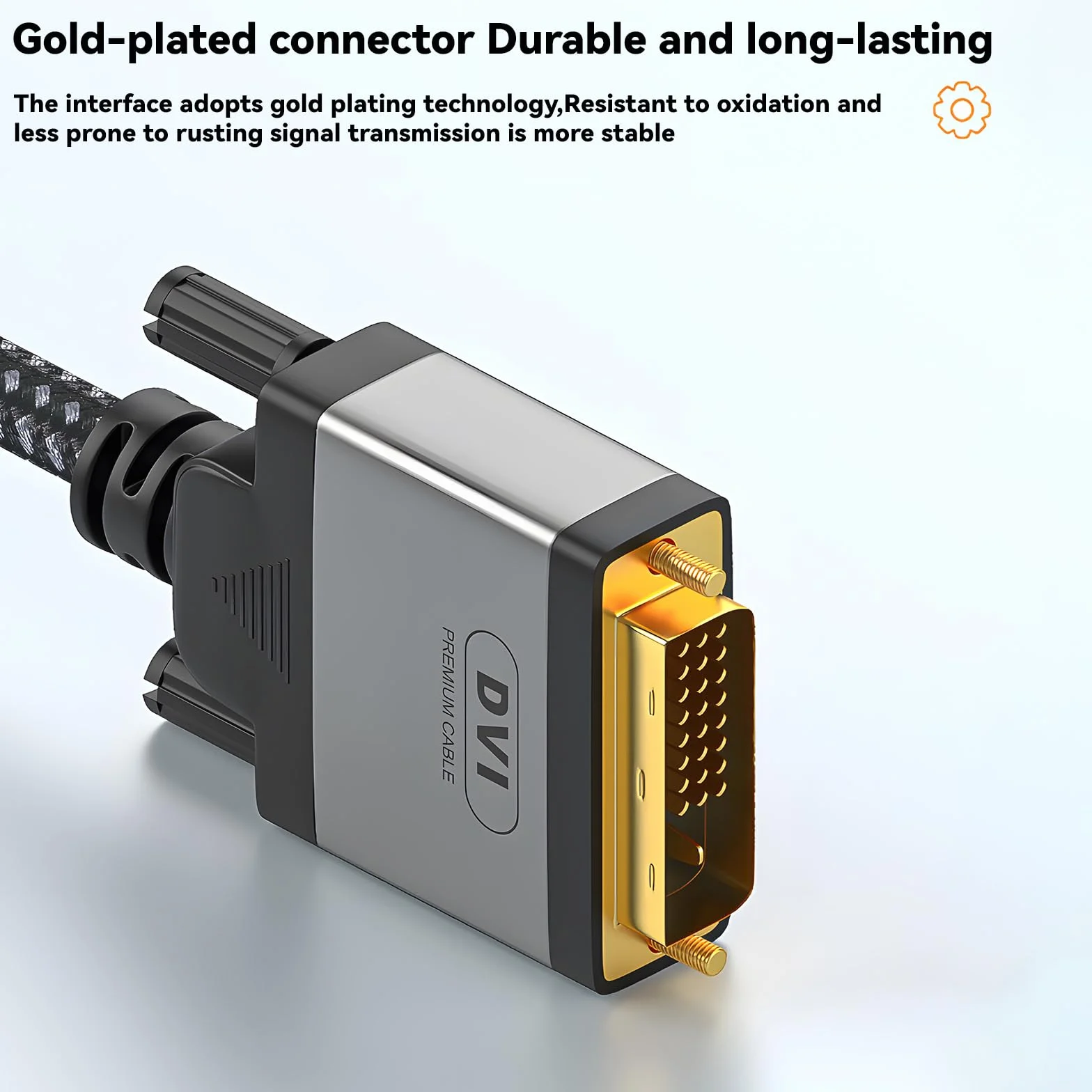 USB C na DVI 4K 30 Hz Thunderbolt na DVI, kabel USB-C do DVI-D, kompatybilny z MacBook Pro, Samsung Galaxy, Surface Book, Dell, Pixelbook i innymi, 2 m