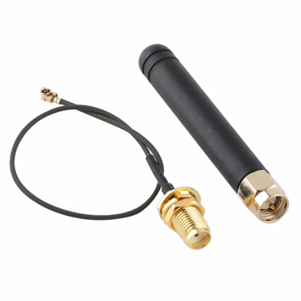 DollaTek U.FL IPX do SMA Złącze Antena 868-915MHz dla LoRa Board LoRa32u4 II WiFi LoRa32 - 5 szt