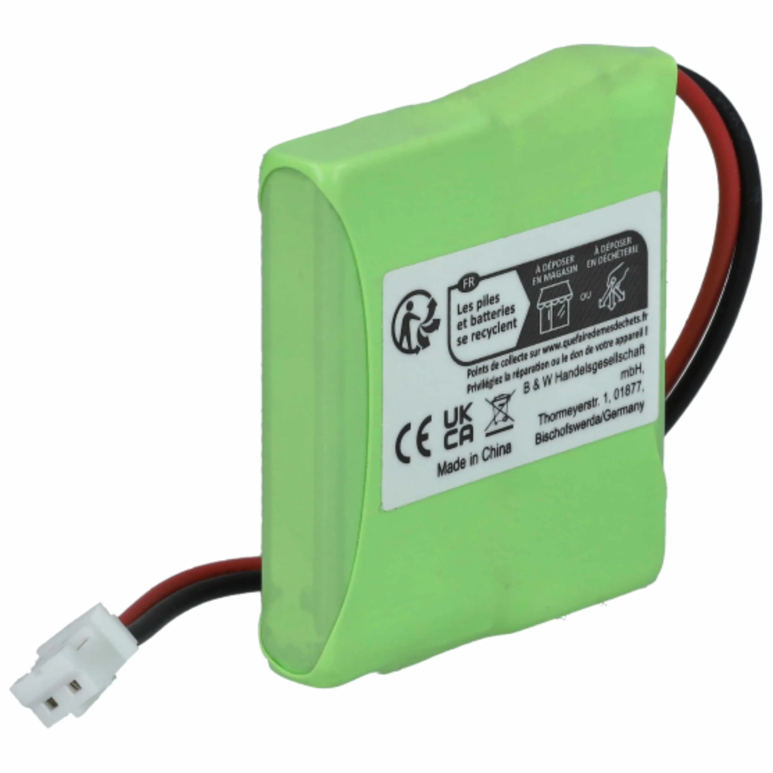 vhbw 10 x bateria zastępuje Siemens V30145-K1310-X382, S30852-D1751-X1 do telefonu bezprzewodowego (650mAh, 2,4V, NiMH)