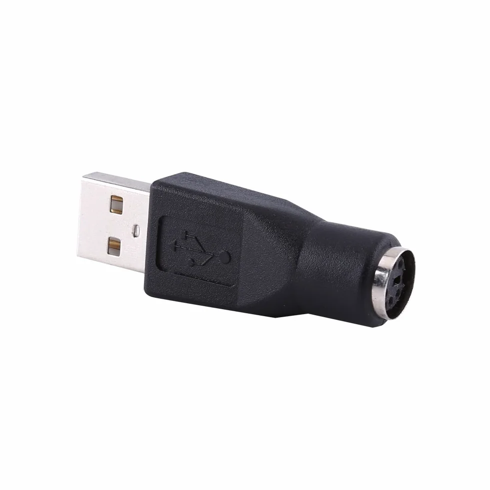 2 Sztuk USB na PS2 Adapetr, USB 2.0 A Męski na PS/2 żeńskie Złącze Konwertera Danych, na Komputer Stancjonarny Klawiatura Mysz