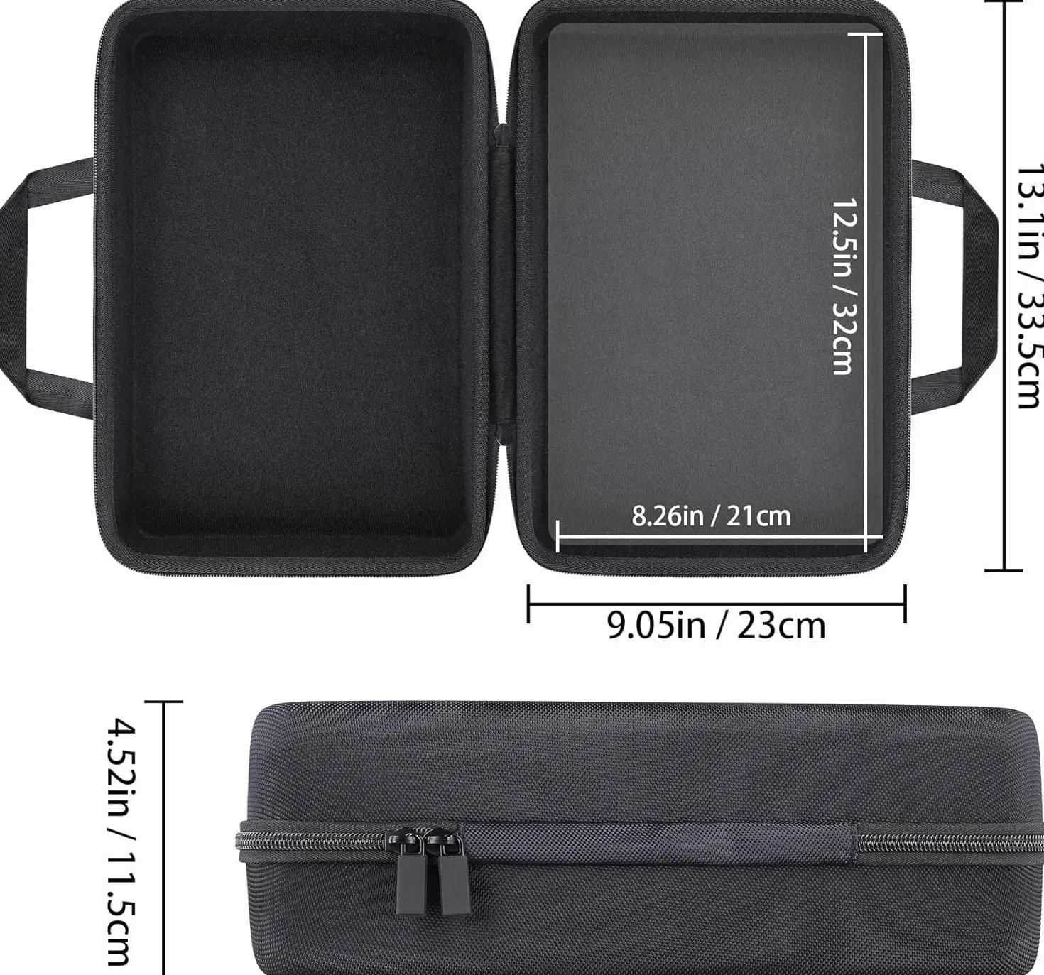 co2CREA Twarde etui podróżne do głośnika Bluetooth, tylko etui