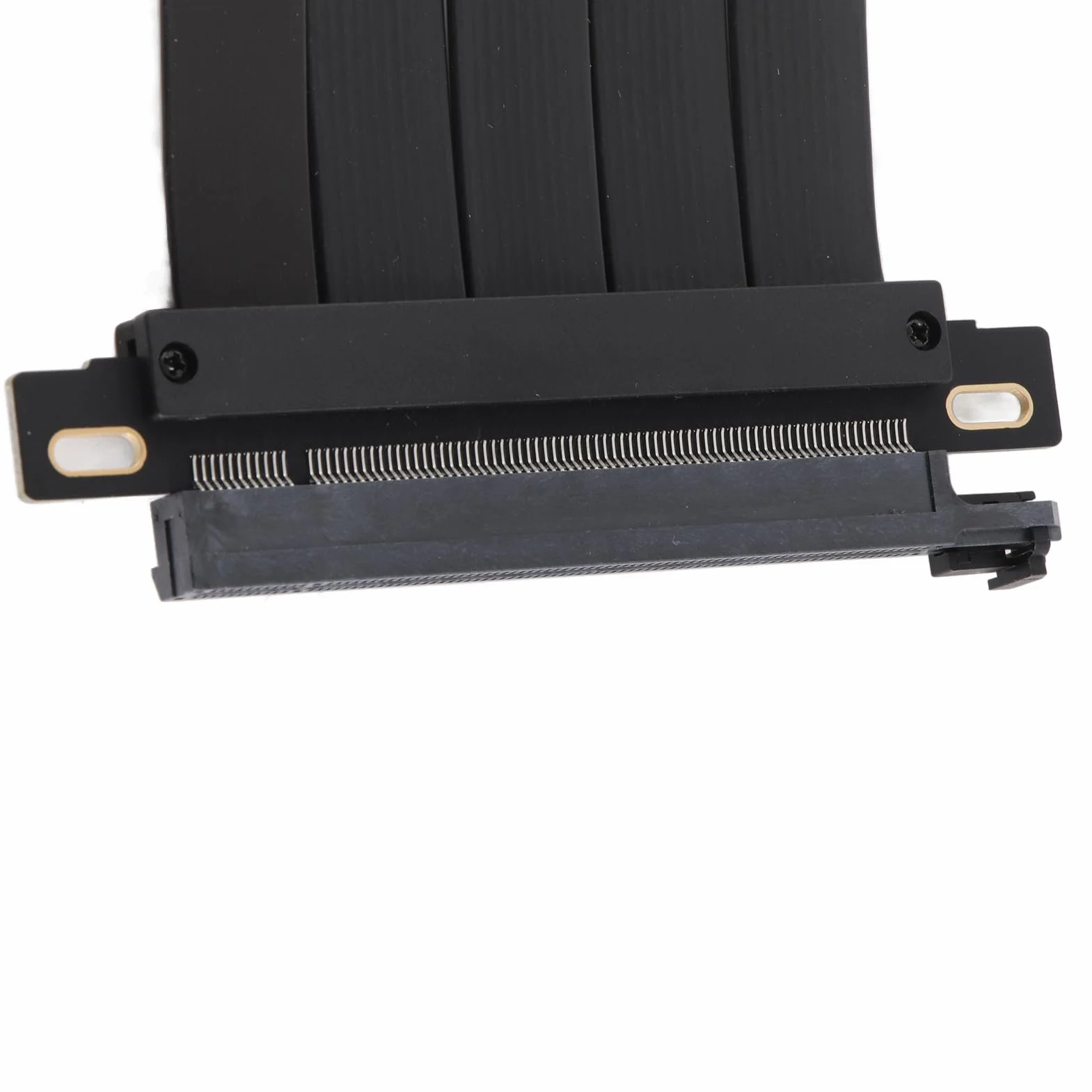 Generic Kabel Riser PCIE 4.0 X16, Zapobieganie Zakłóceniom Czarny, Elastyczny, Szybki Kabel Riser GPU Typu Plug and Play dla RTX3090ti RTX3090 dla RTX3080 RTX3080ti (45 cm)
