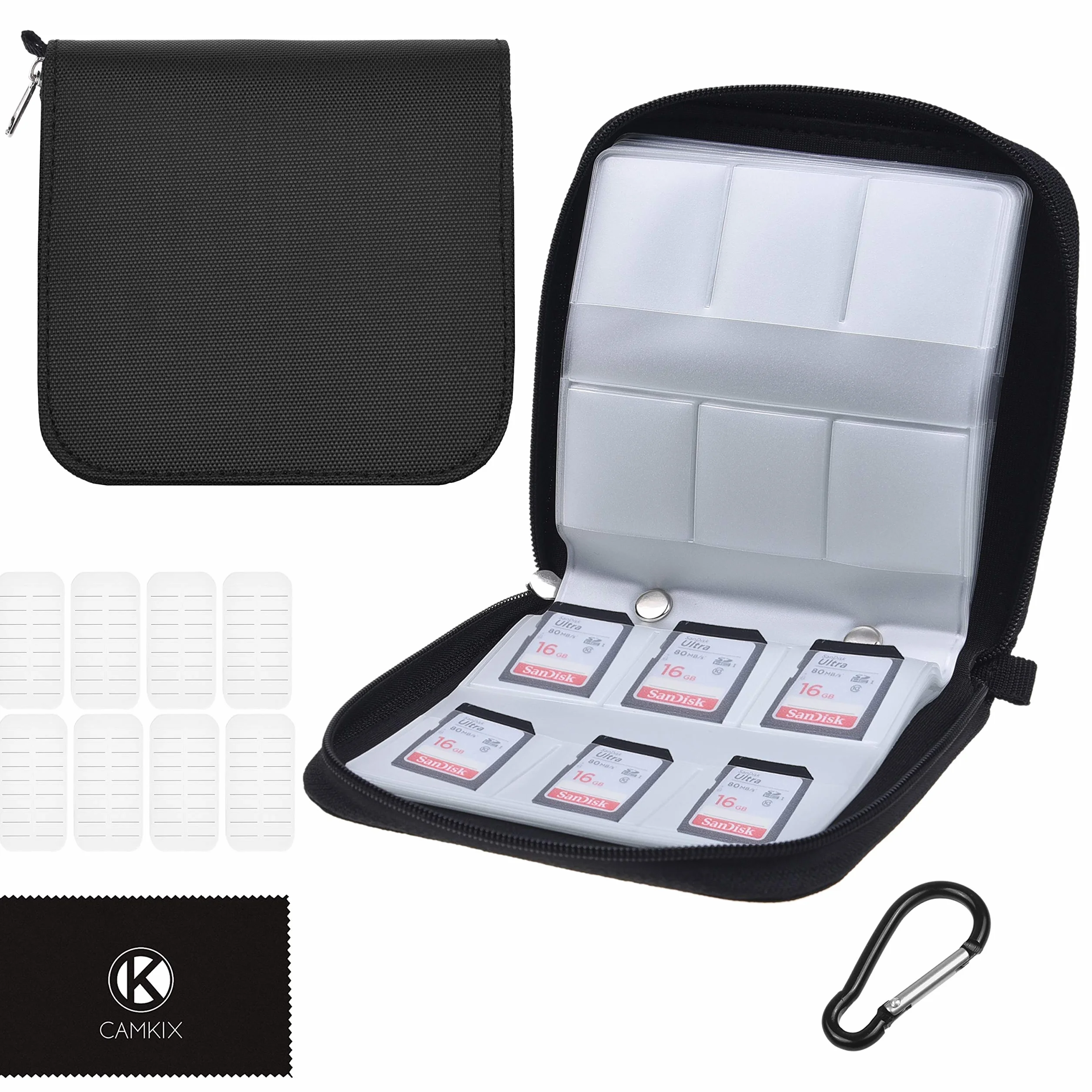 Etui na karty pamięci 88 gniazd SD SDHC Micro SD Mini SD CF