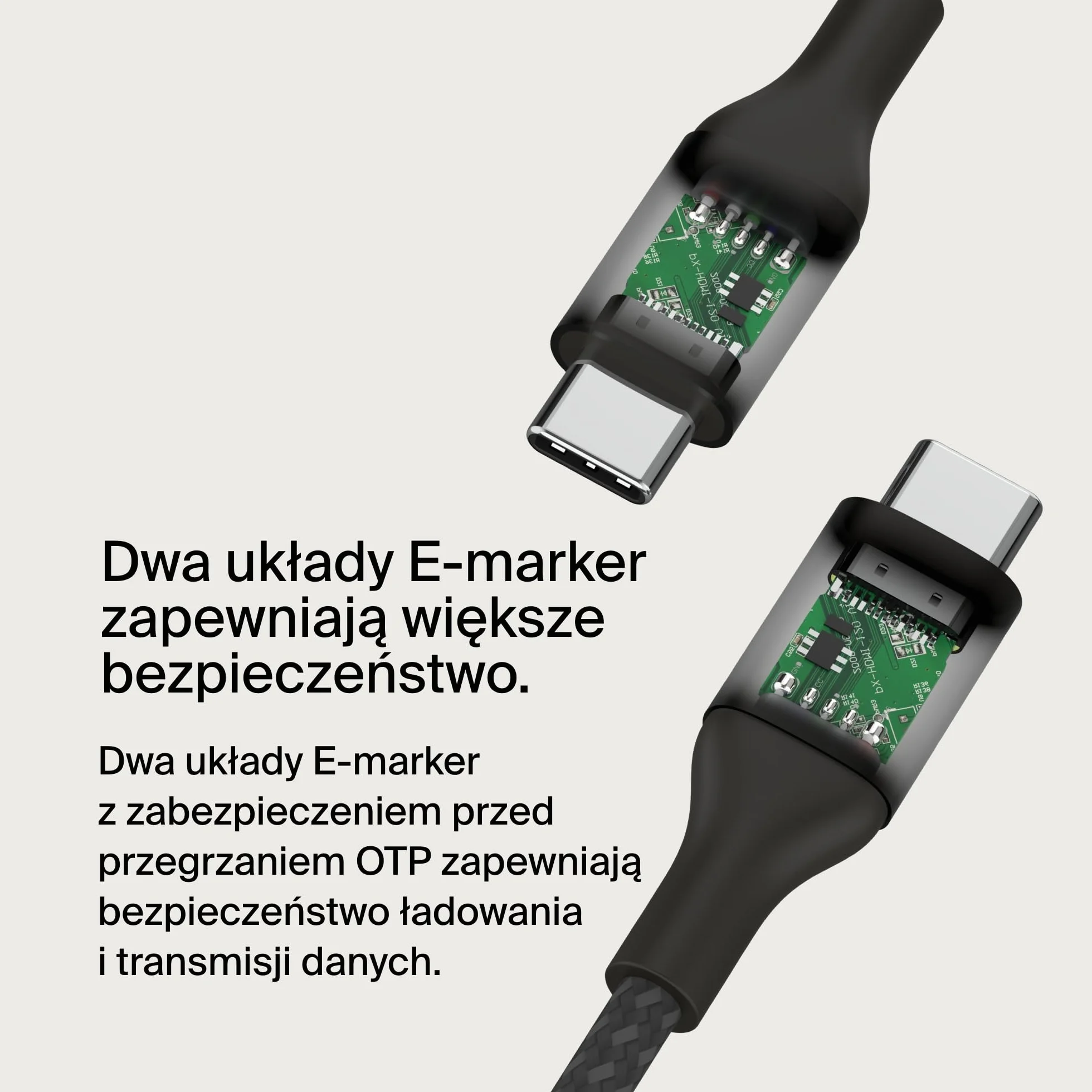 Belkin BoostCharge Kabel zasilania USB-C-USB-C, szybkie ładowanie Power Delivery 240 W, certyfikat USB-IF, zgodny z urządzeniami MacBook Pro, iPhone 15, Chromebook, Galaxy, iPad i innymi, 1 m, czarny