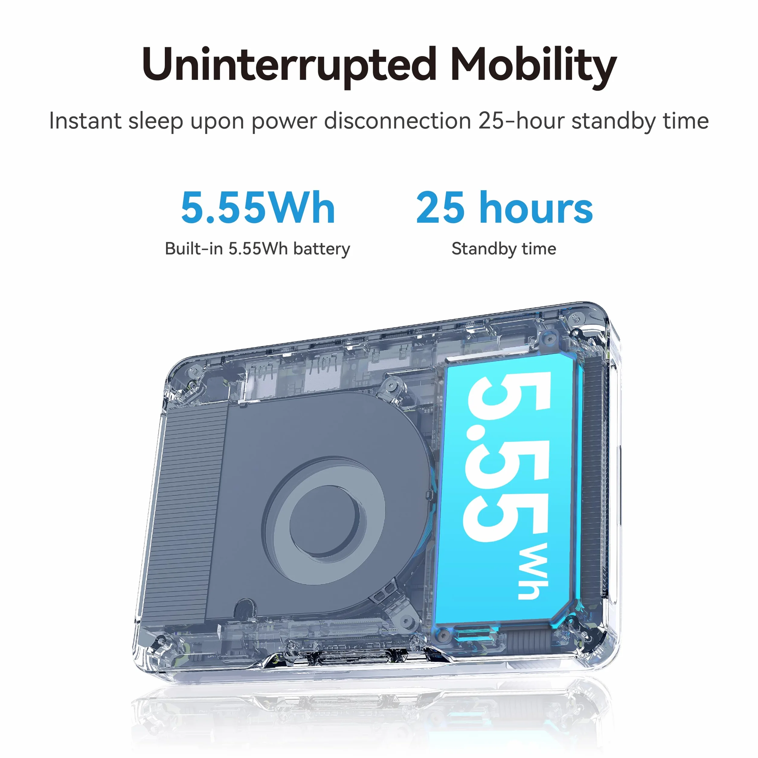 khadas Mind 2 Mini PC – Intel Core Ultra 7 155H (16 rdzeni, 22 wątki, do 4,8 GHz) – 64 GB LPDDR5 + 2 TB SSD laptop stacjonarny z grafiką HD i tworzeniem sztucznej inteligencji | BT 5.3 | 4K/8K UHD |