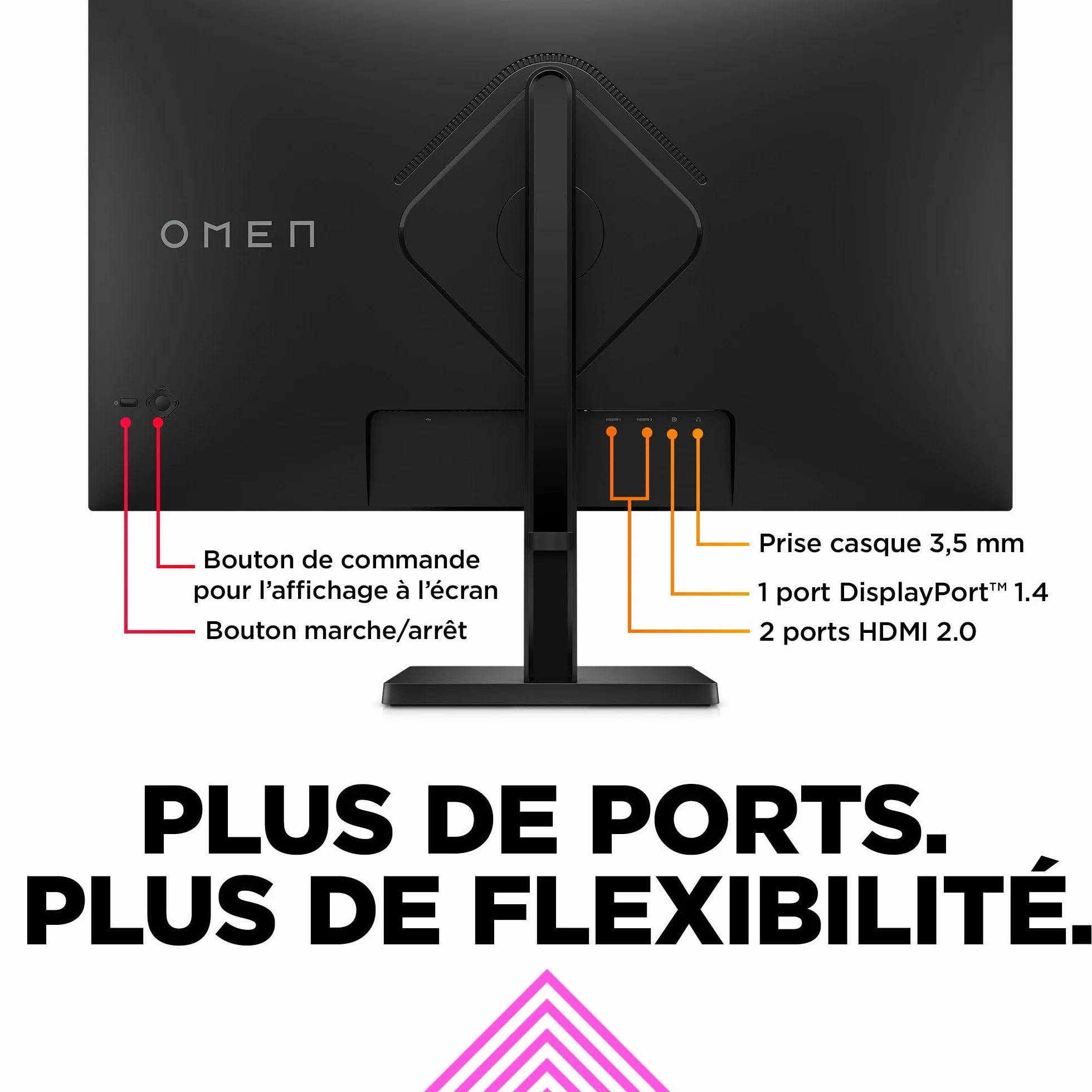 HP OMEN 32q Wyświetlacz gamingowy 32" 165 Hz 1ms QHD (2560 x 1440 pikseli, 16:9, antyrefleksyjny, regulowana wysokość, HDR, AMD Freesync Premium)