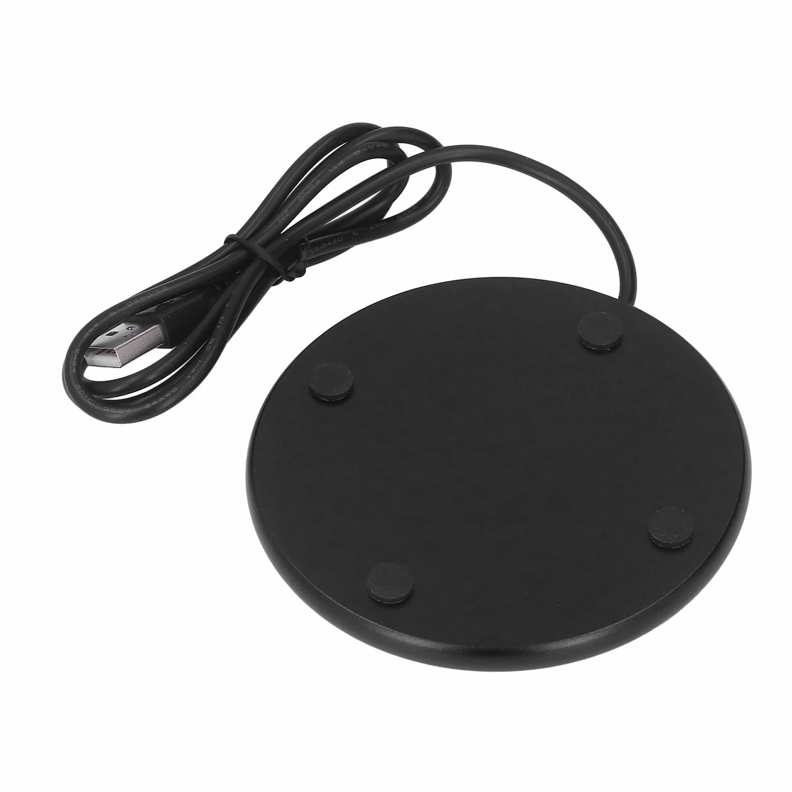 Podgrzewacz kubków USB biurkowy 55°C czarny Ø10,3 cm