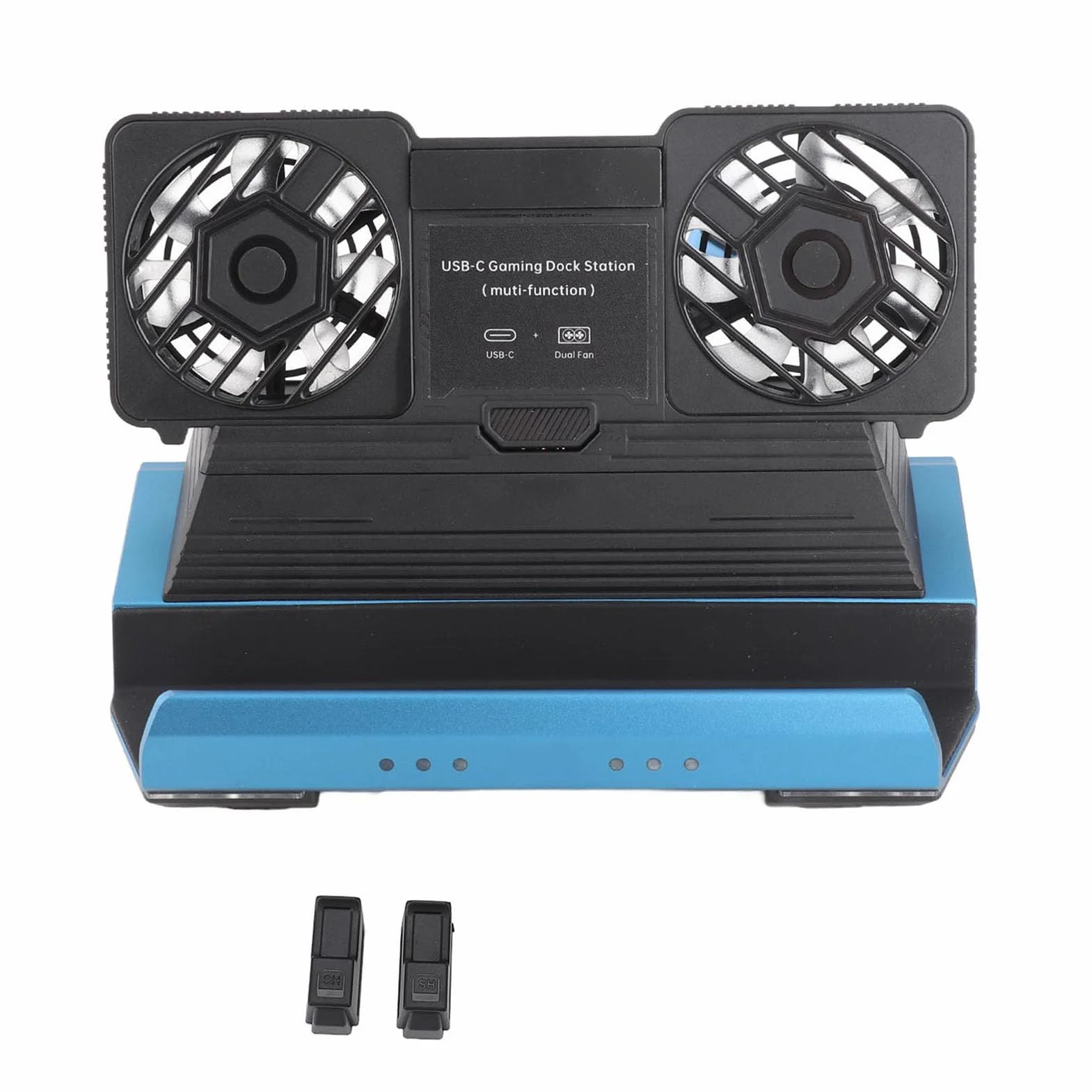 Fabater Stacja Dokująca 9 w 1 do Steam Deck Szybki Koncentrator Multimedialny RGB do Konsol Gier Urządzenia Przenośne Stop Aluminium