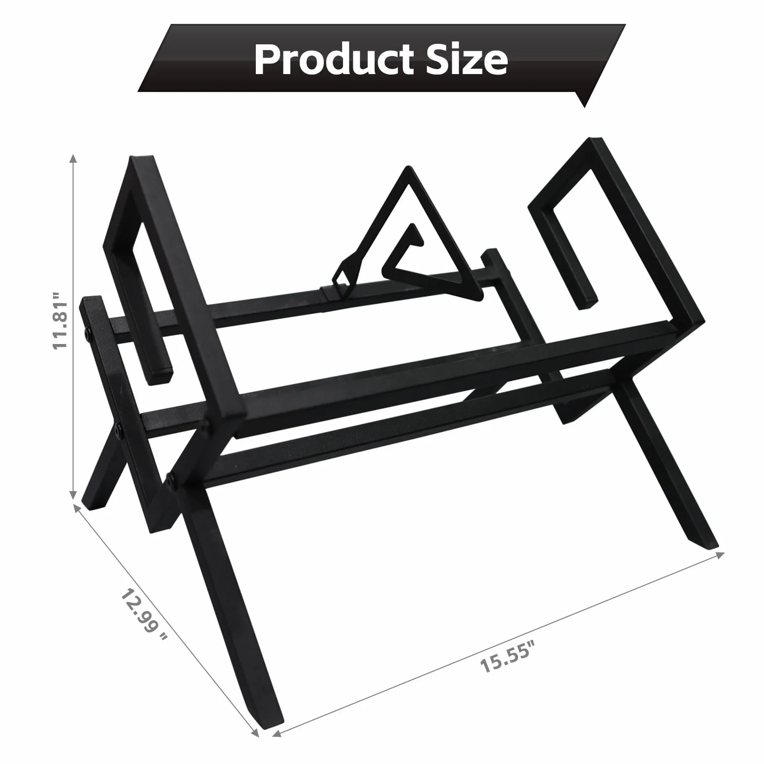 Stojak do przechowywania płyt CD CD Display Frame Magazine Placement Rack For Arrangement Metal Desktop Creative Bookshelf Record Storage Rack Stojak na płyty(Mały)