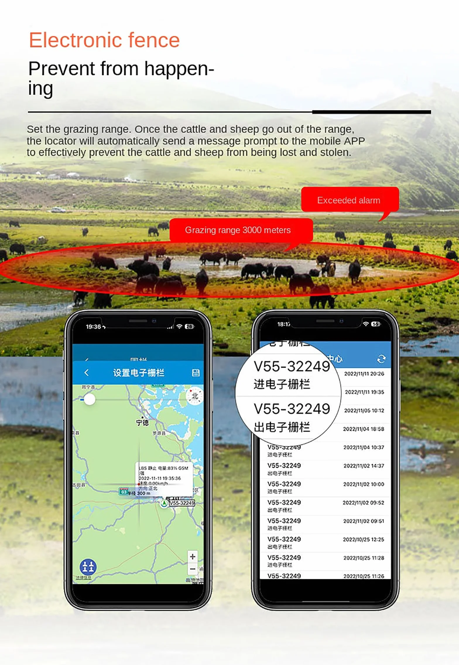 Lokalizator GPS Krów, Urządzenie Do Śledzenia Bydła I Owiec W Czasie Rzeczywistym 4G, 20000 MAh, Historyczny Ślad, Pozycjonowanie W Czasie Rzeczywistym, Ustawienie Zasięgu I Alarm Wibracyjny