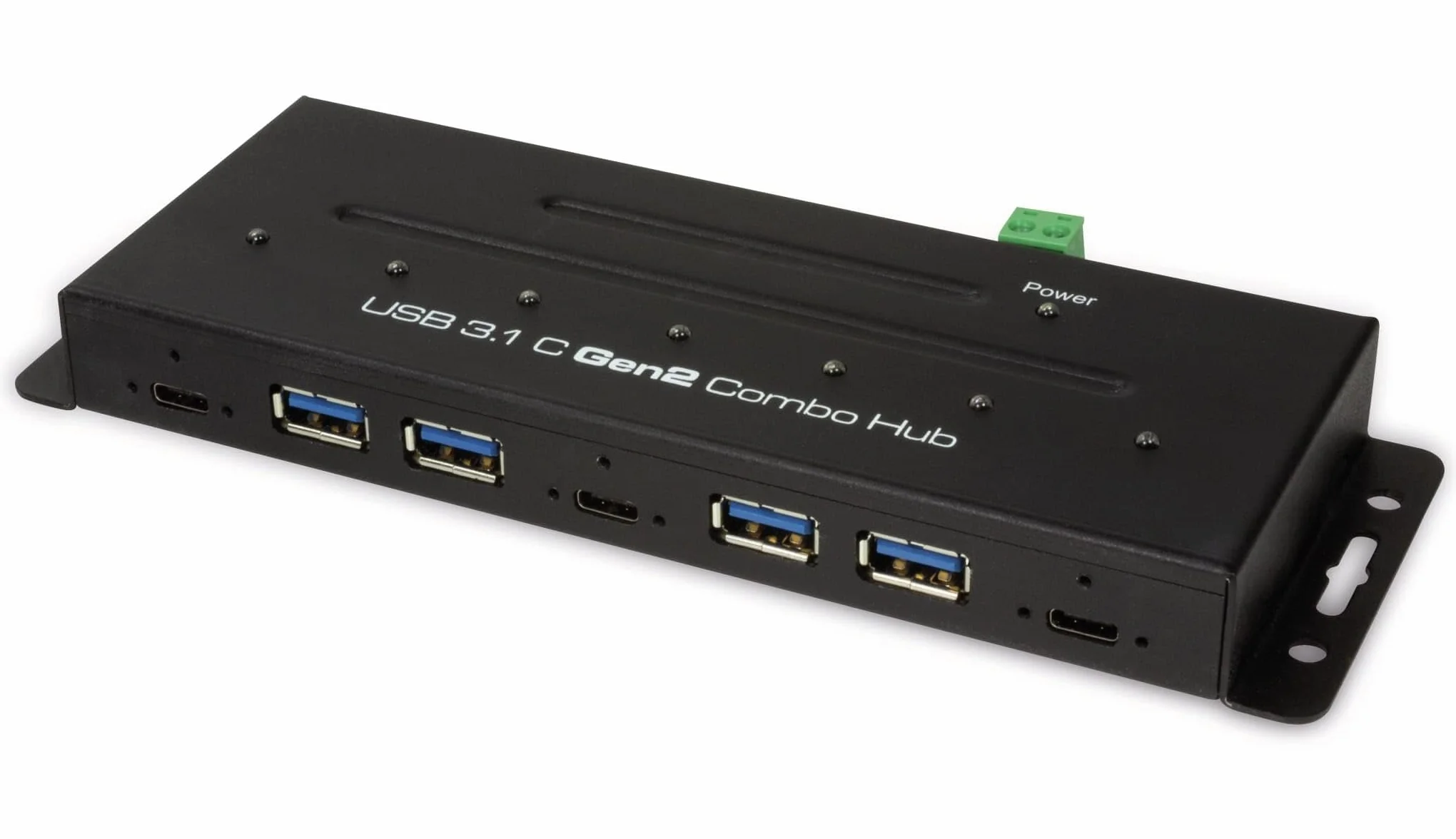 LogiLink UA0319 - USB-C 3.1 Gen 2, 7-portowy Combo Hub, wersja przemysłowa