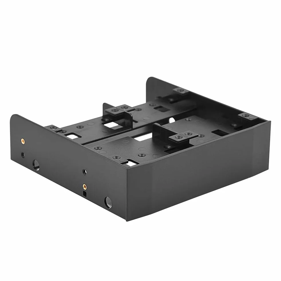 Oimaster Adapter Zatoki 5,25 do 4x2,5 12,7 mm SATA 2nd SSD HDD Caddy Czarny