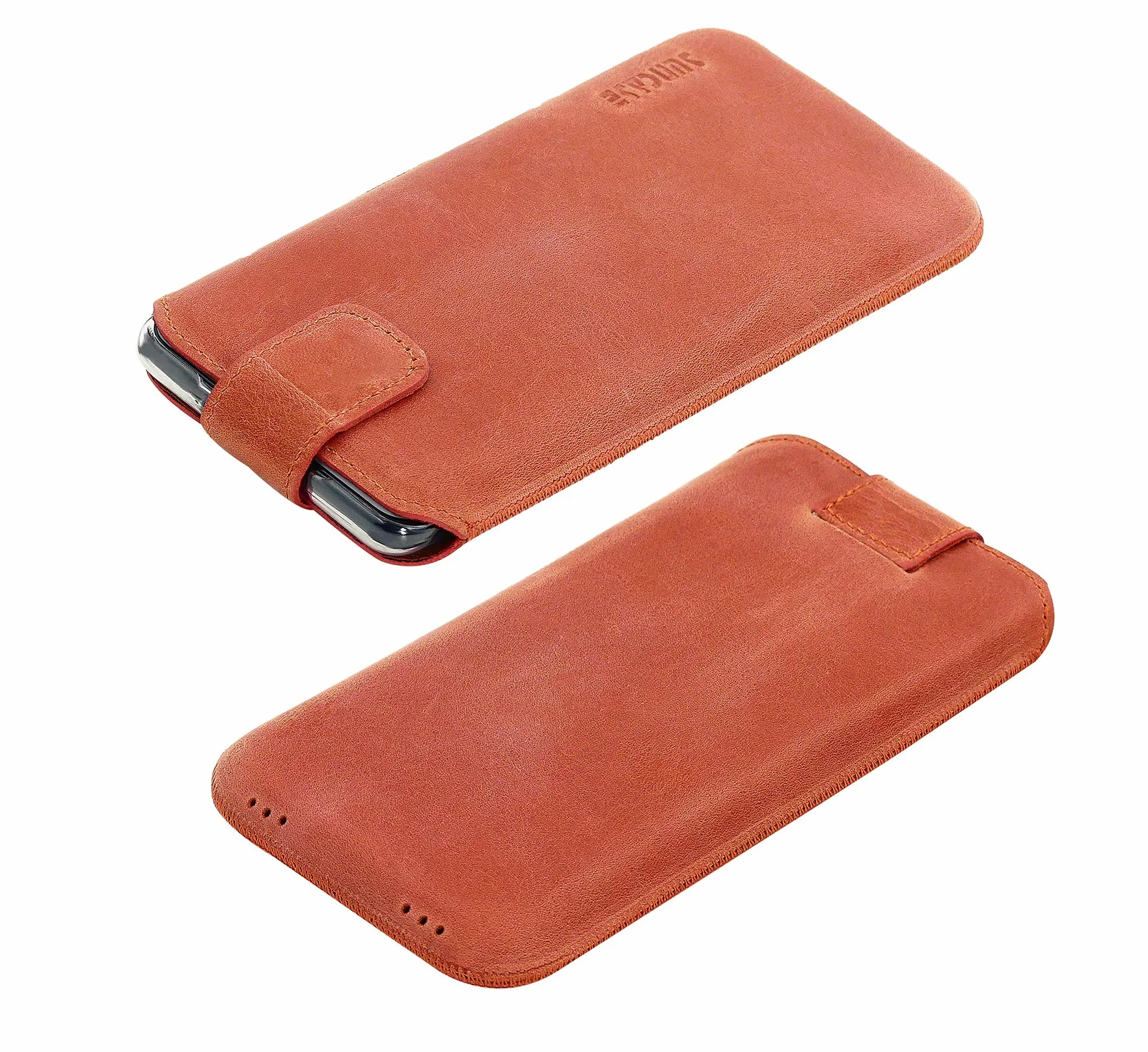 Suncase Etui kompatybilne z Sony Xperia 1 IV 5G etui z dodatkowym etui / etui typu bumper z funkcją wyciągania, pokrowiec na telefon komórkowy, etui ochronne w kolorze antycznego łososia