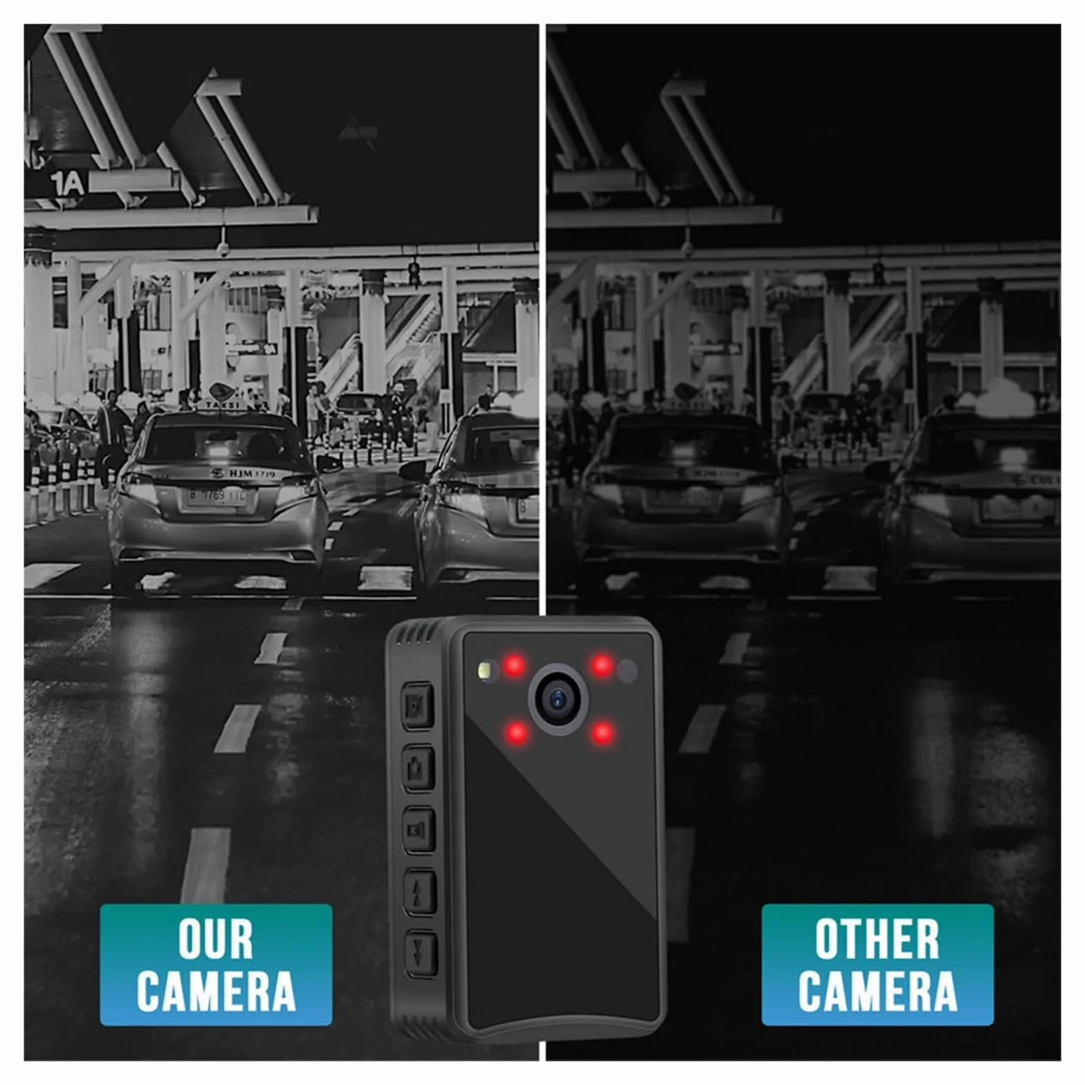 Kamera Akcji Full HD 1080P Nagrywanie Wideo Kamera Sportowa Kamera Bezpieczeństwa IR Night Vision Detekcja Ruchu Rower Samochód DV Przejrzystość Precyzja(Only camera)