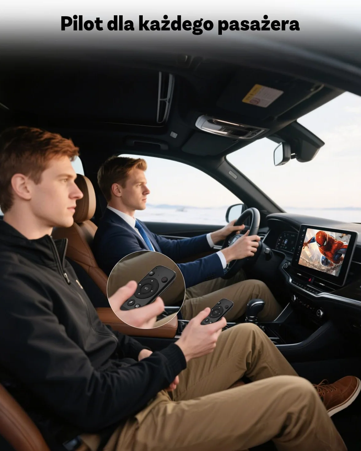 Ottocast Bezprzewodowy Pilot do CarPlay AI Box, Bluetooth Air Mouse pilot kompatybilny z OttoAibox I3, P3, P3 Lite, Play2Video Pro, Łatwa instalacja Plug & Play