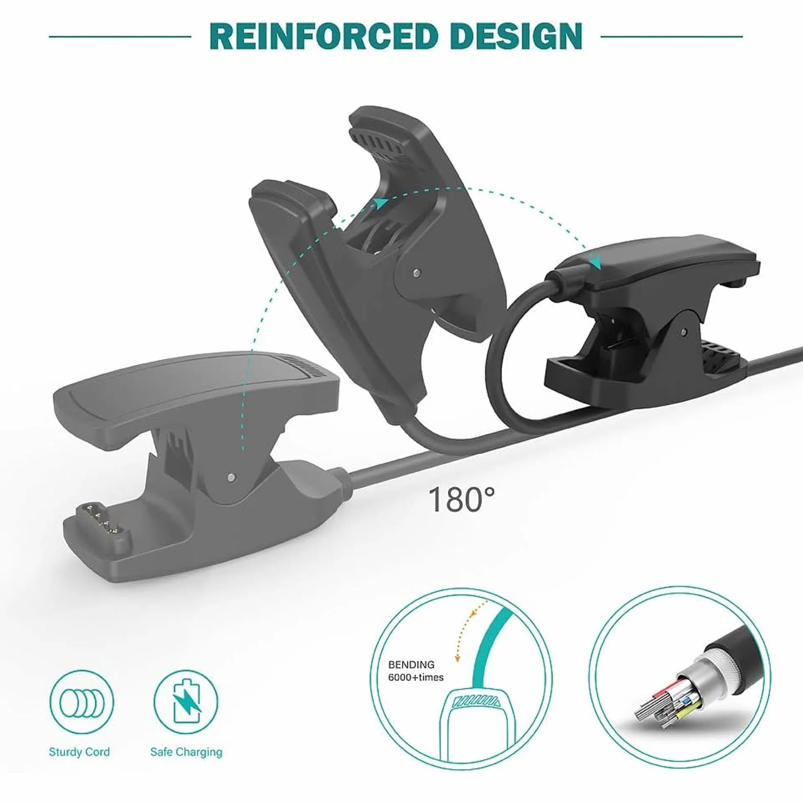 Ładowarka USB do Descent Mk1 Mk2 Mk2i Mk2S Mk3i MK3 G1 Słoneczny, Kabel Ładujący do Zegarka GPS
