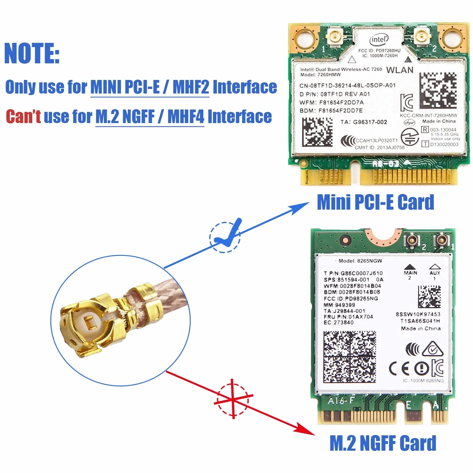 Bingfu Dwuzakresowa antena WiFi 2,4 GHz 5 GHz 5,8 GHz 3 dBi RP-SMA, kabel koncentryczny 0,3 cm 0,3 mm do ESP32-CAM Karta sieciowa Intel PCIE Router WiFi Kamera IP Bezpieczeństwo Adapter USB