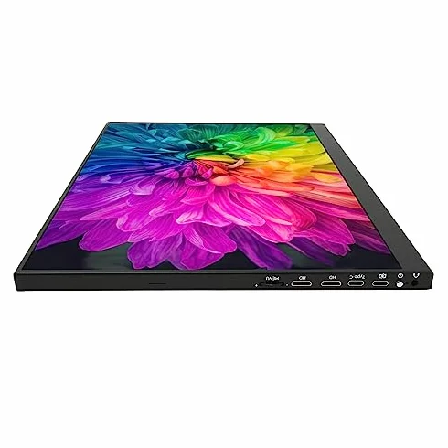 16 -calowy Przenośny Monitor Ekranu Dotykowego, 60 Hz Drugorzędny Wyświetlacz Dotykowy dla Laptopa, Komputera, Konsoli Gier