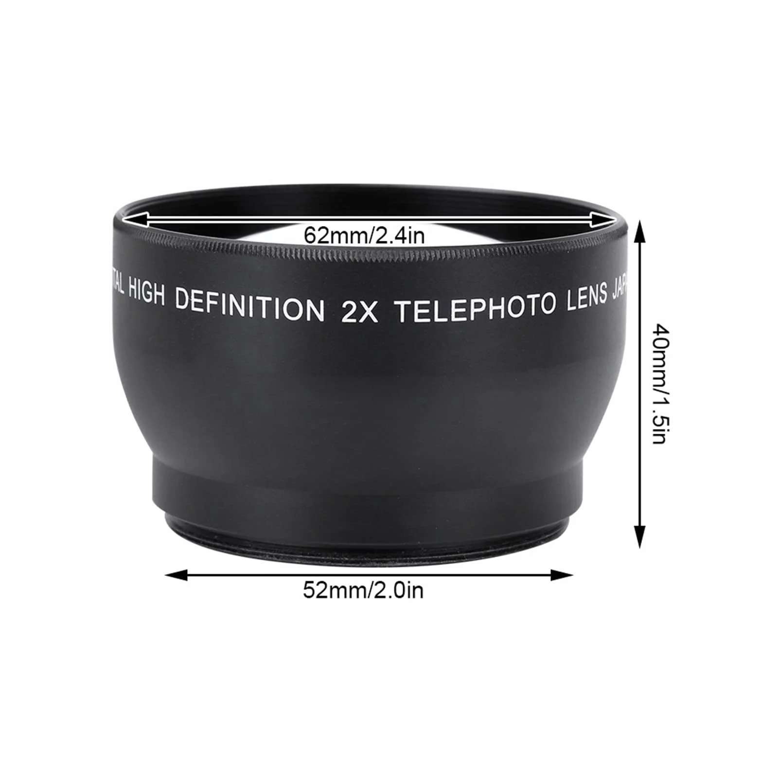 Vivitar 52mm 2.2x Telekonwerter HD Teleobiektyw Obiektyw Aparatu SLR