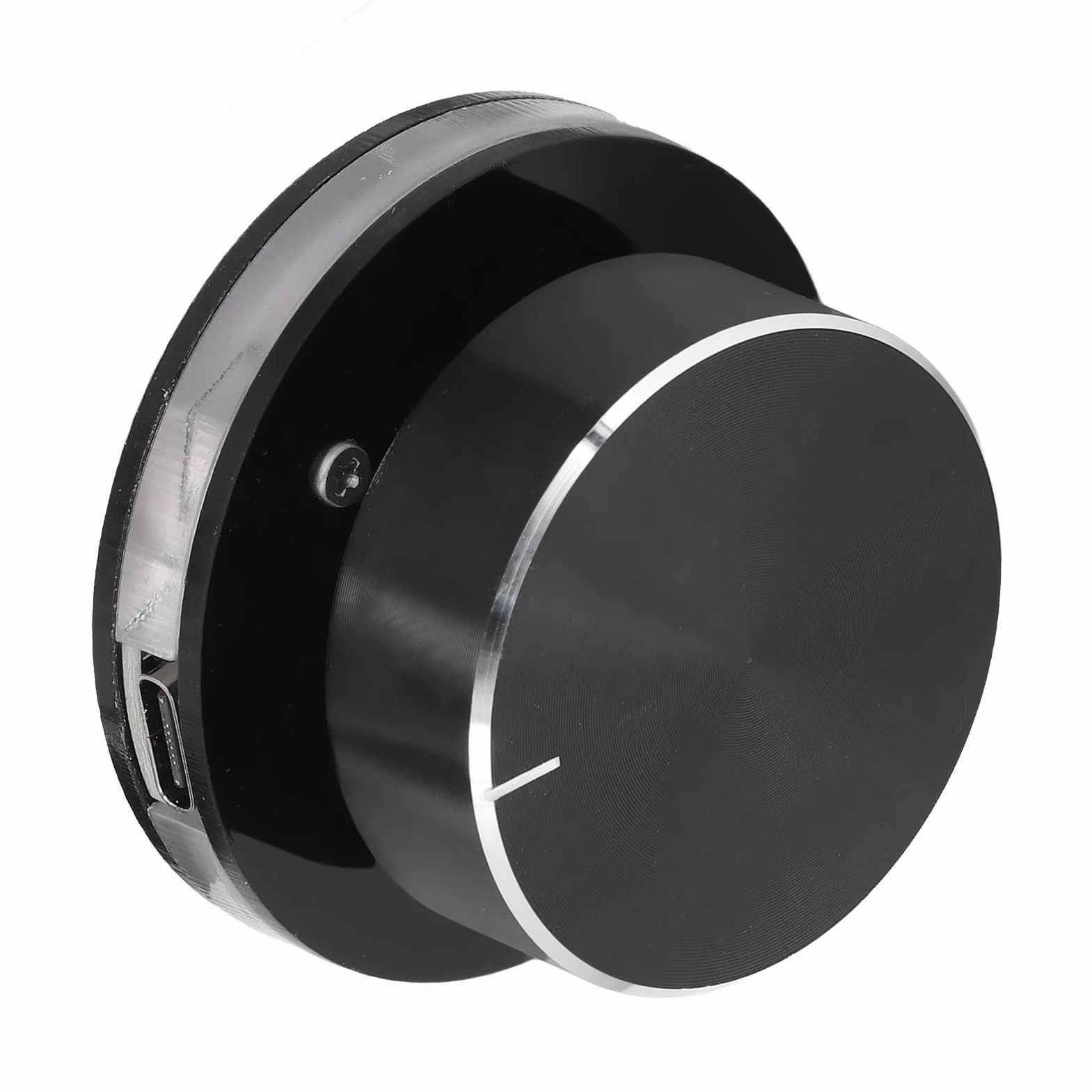 Kontroler Audio, Pokrętło Sterowania Objętością Objętości USB z Pokrętłem Objętości światła RGB dla Systemu Android System PC Multimedia Type C Zewnętrzny Kontroler Regulacji Mediów