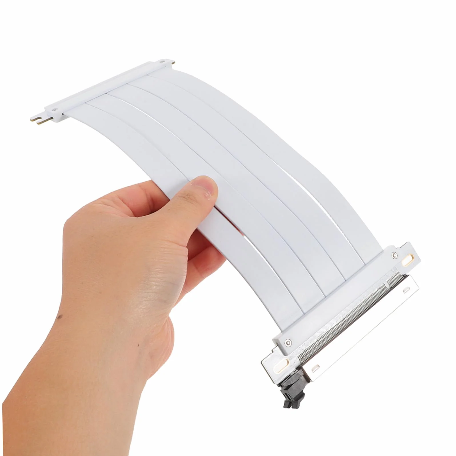 Hemobllo Pcie Riser Cable Elastyczny Adapter Kątowy Do GPU Stabilny i Szybki Przedłużacz Karty Graficznej Do Koparek i Wielu GPU