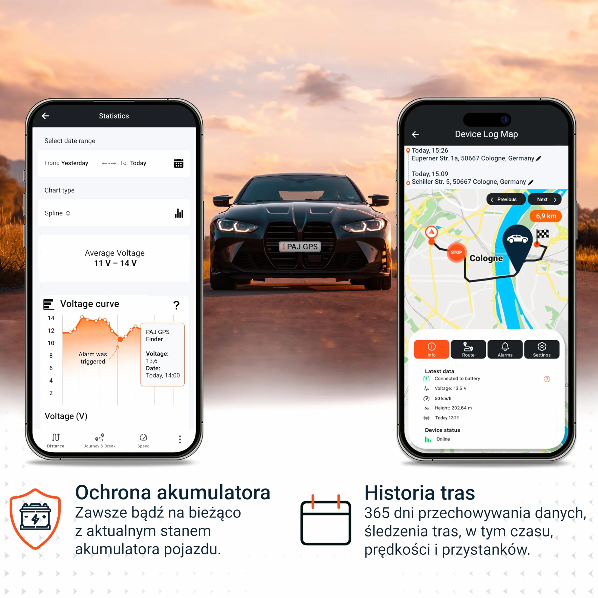 PAJ Vehicle Finder 1.0 4G Lokalizator GPS Samochodu Ciężarówki Vans Motocyklów, Bezpośrednie Połączenie Akumulator 10-30V, Śledzenie Na Żywo Aplikacja Alarm Drgań Przekroczenie Prędkości