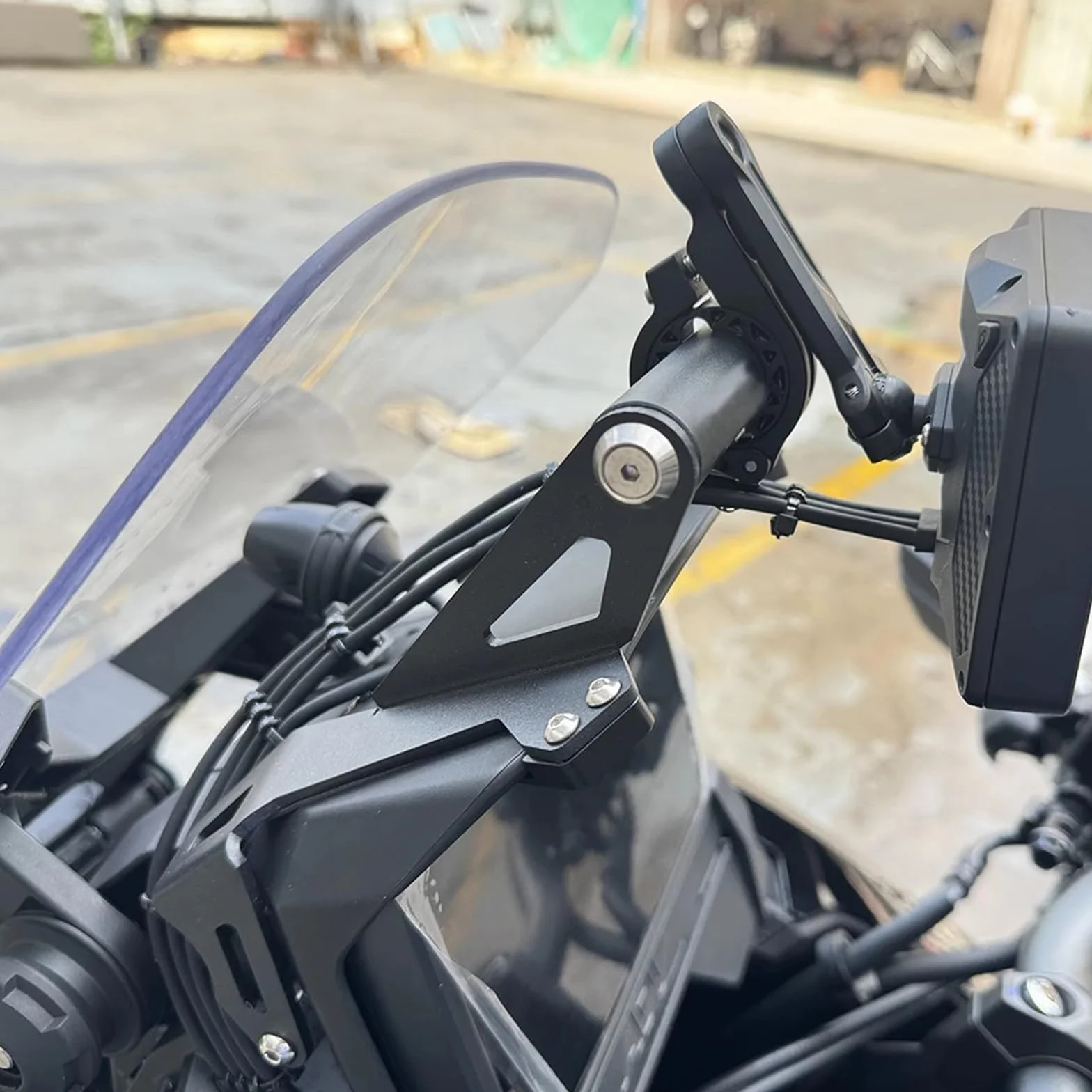 Uchwyt do nawigacji GPS Akcesoria motocyklowe, uchwyt na telefon, wspornik do montażu na płycie nawigacji GPS, pasujący do HONDA ADV350 2025