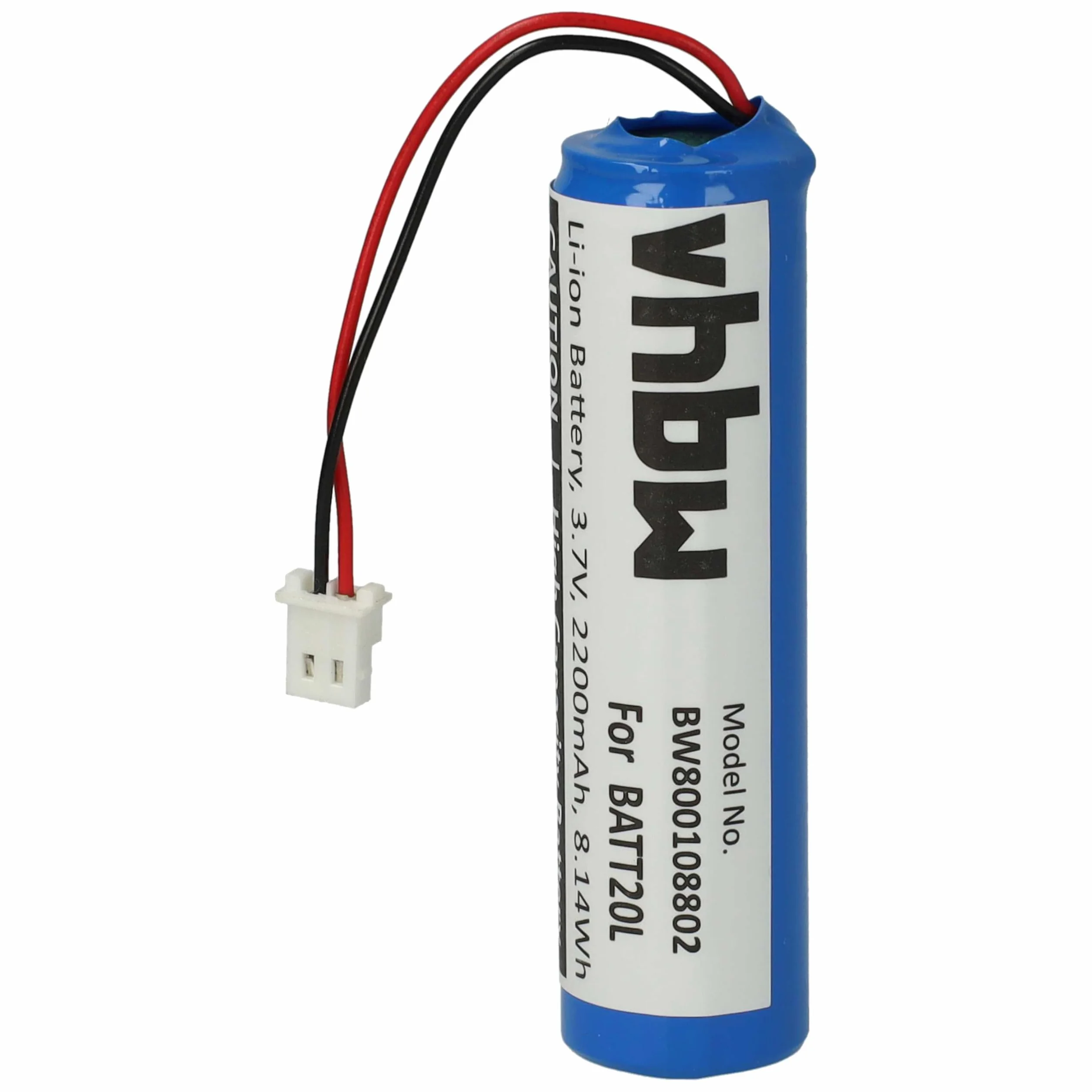 vhbw 1 x akumulator kompatybilny z Midland ER200, ER300 radio cyfrowe (2200 mAh, 3,7 V, Li-Ion) - zamiennik do BATT20L