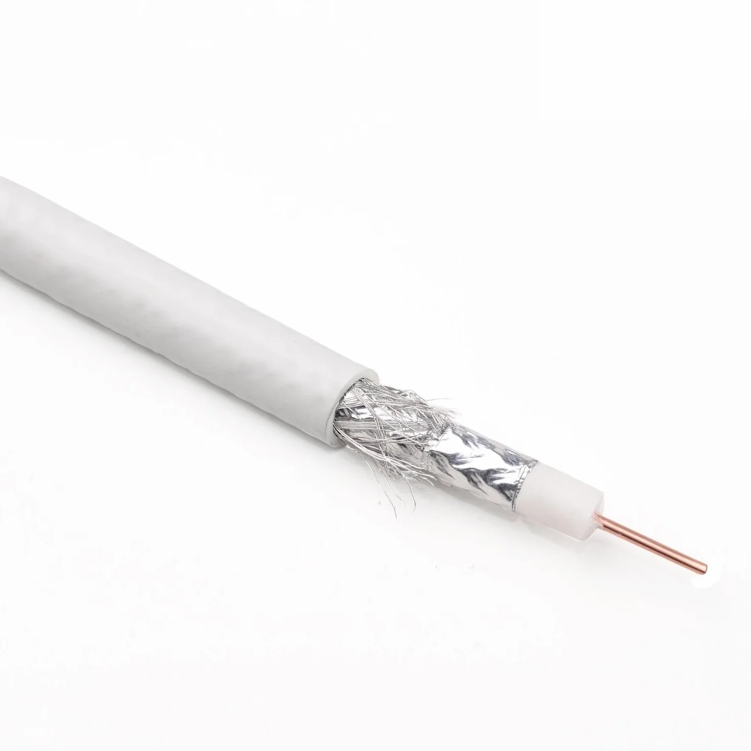 Maclean MCTV-571 Kabel antenowy SAT Kabel koncentryczny RG6 1.0CCS Kabel SAT (100 M)