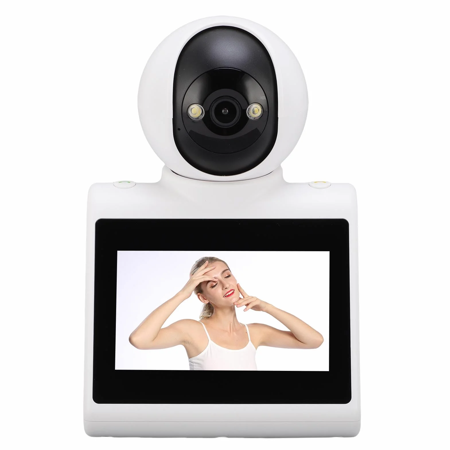 Annadue ZABAWKA KAMIONA BEZPIECZEŃSTWA Walka, HD Dwukierunkowa Kamera Wideo 2MP Wi -Fi Indoor Security Camera z Jednym Kliknięciem Smart Alarm Call Call (128GB)
