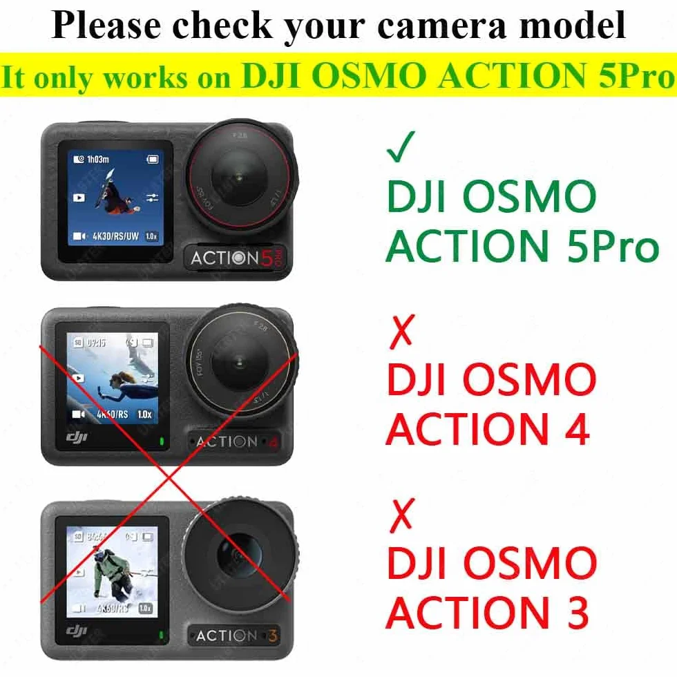 Osłona ekranu obiektywu do aparatu DJI OSMO Action 5 pro [6 sztuk], osłona ze szkła hartowanego ULBTER twardość 9H, ultra-przezroczysta, odporna na zarysowania, odciski palców, zapobiegająca