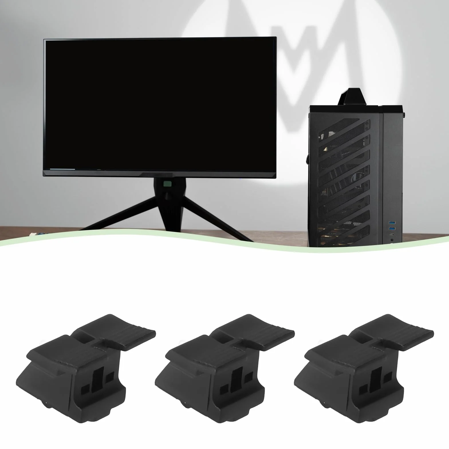 Zestaw 5 gniazd PCIE 16X Gaming PCIE 16X Slot Retention Clip Gniazdo karty graficznej z klipsem mocującym Fishtail, idealne do biura, gier i codziennego użytku