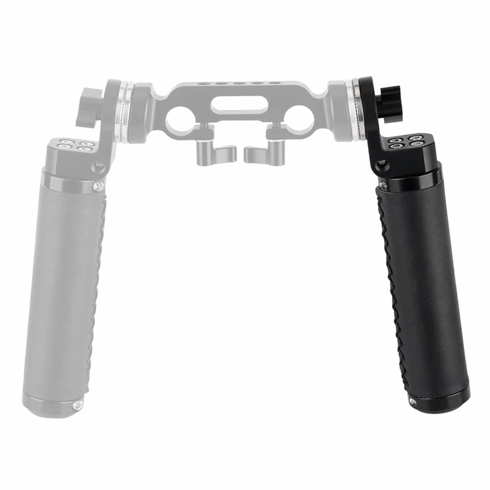 NICEYRIG Uchwyt rozetowy skórzany ze standardowym adapterem ARRI do montażu rozet (gwint M6, 31,8 mm) do systemu podparcia aparatu 15 mm