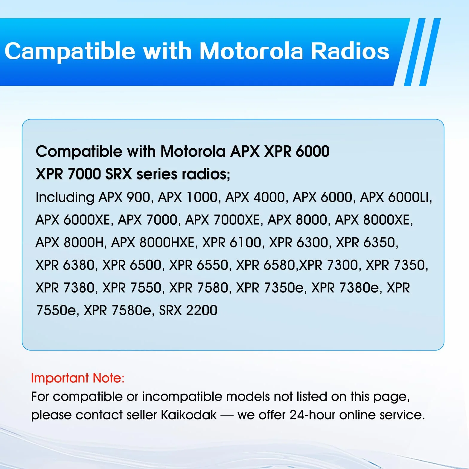 Dwukierunkowa słuchawka radiowa z mikrofonem do radia Motorola APX i XPR, pojedynczy przewodowy zestaw słuchawkowy z obrotowym głośnikiem i PTT, kompatybilny z APX 4000 6000 8000, XPR 6550