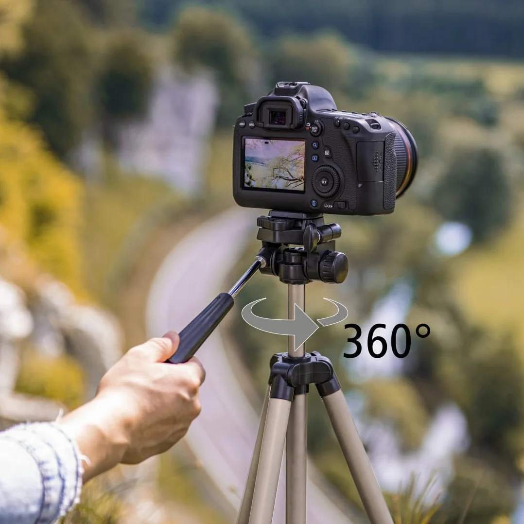 Hama Statyw do aparatu i kamery Star 75 (głowica obrotowa, 42,5-125 cm, tripod, 3 nogi, aluminium) beżowy