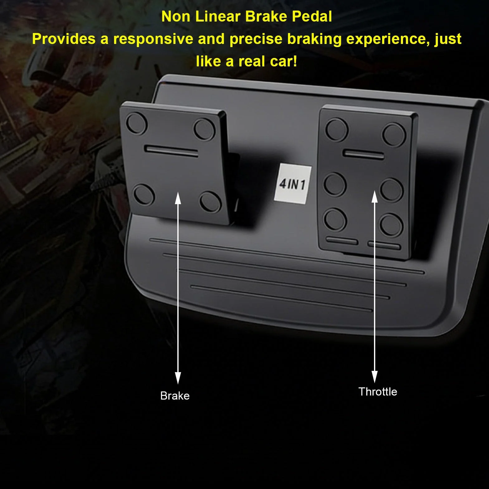 Generic Kierownica Wyścigowa Immersive Dual Force Feedback do Gier dla Graczy PC z Systemem IOS ABS