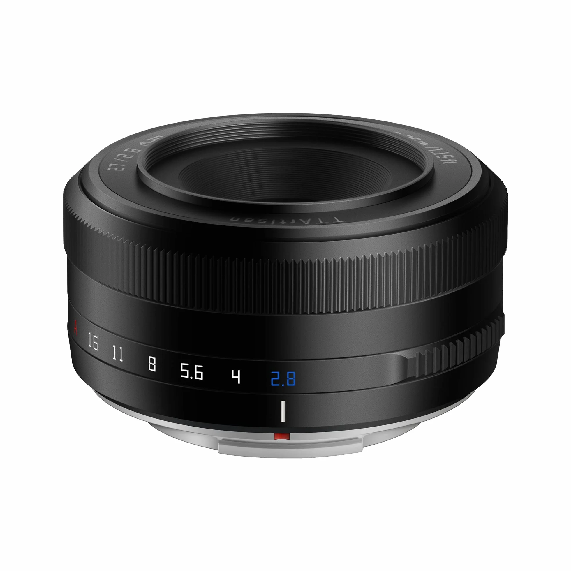 TTARTISAN Obiektyw AF 27 mm F2.8 X z autofokusem, ultrakompaktowy obiektyw Pancake APS-C w całości z metalowym korpusem z pierścieniem przysłony do aparatów X (czarny)