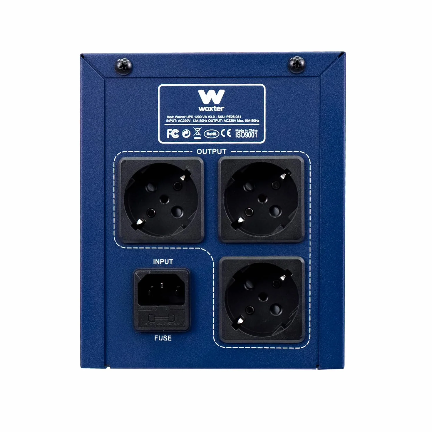 Woxter UPS 1200 VA zasilacz bezprzerwowy UPS (1200 VA/720 watów, czas trwania około 20-30 minut)