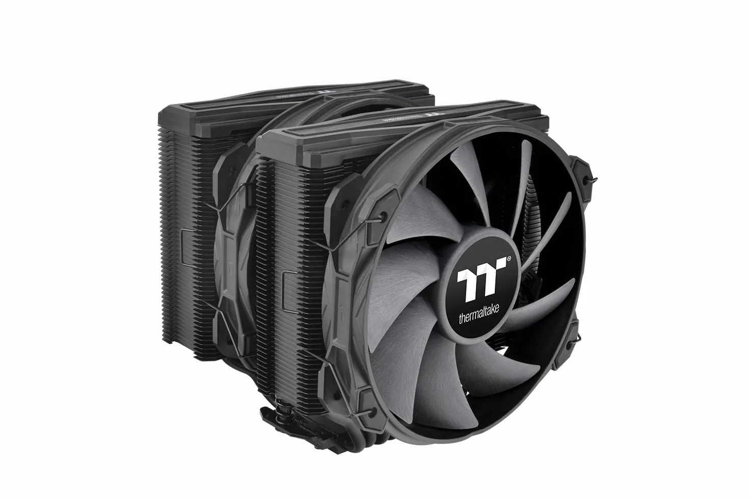 Thermaltake TOUGHAIR 710 Black Edition 250 W TDP chłodziarka procesora, Intel LGA 1700/1200, AMD AM5/AM4, podwójna konstrukcja wentylatora, miedziana podstawa z 7 rurami grzewczymi, CL-P117-CA14BL-A