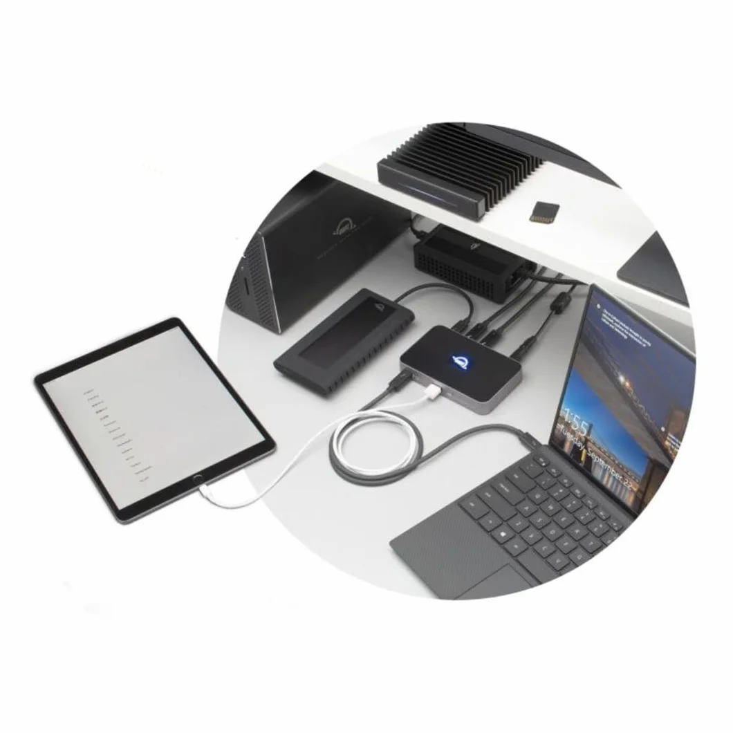 OWC Thunderbolt Hub stacja dokująca, szary/czarny, Thunderbolt 4, USB-A