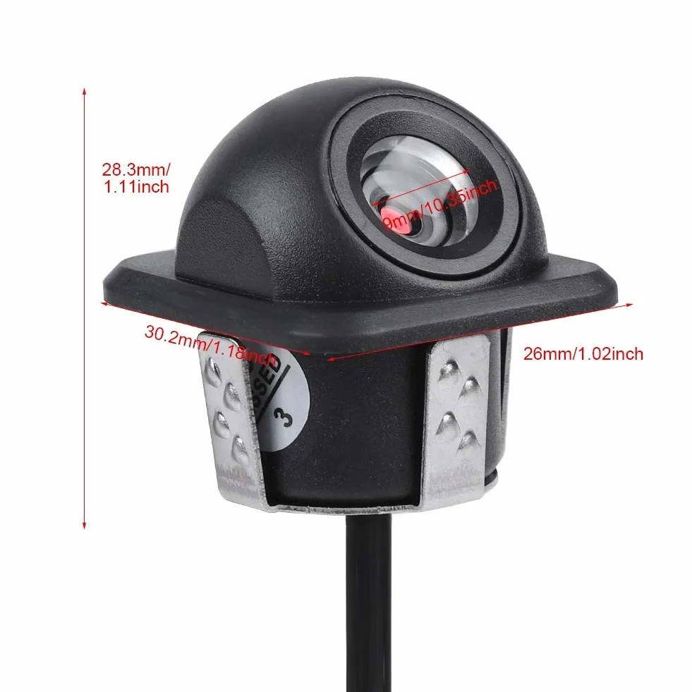 BuyWeek Kamera cofania 12V 170° HD wodoszczelna noktowizyjna do samochodu