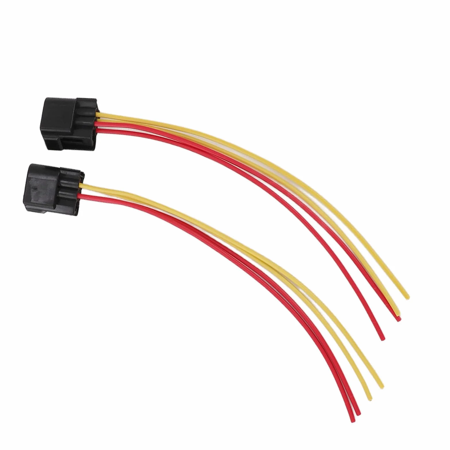 Wtyczka Złącza Elektromagnetycznego dla TL1000 SV650, 2 szt. Wtyczka Przekaźnika Elektromagnetycznego Rozrusznika Wtyczka do Wiązki Przewodów Złącze Elektryczne Wymiana Wtyczki