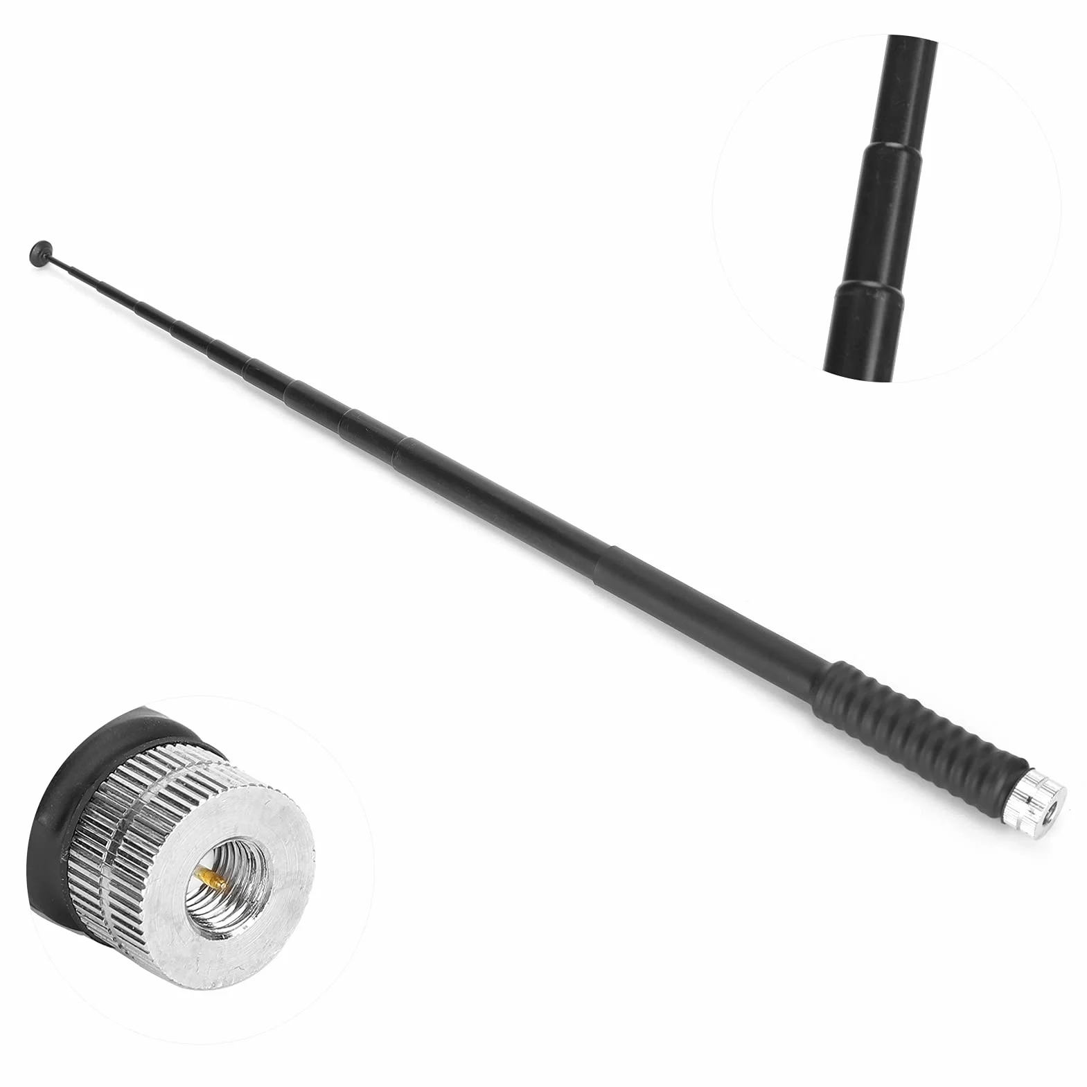 VGEBY Antena teleskopowa, wysokiego wzmocnienia 127 cm, stabilna i prosta do instalacji, ze złączem SMA do Astro320 430 900 Alpha 50 100 GPS