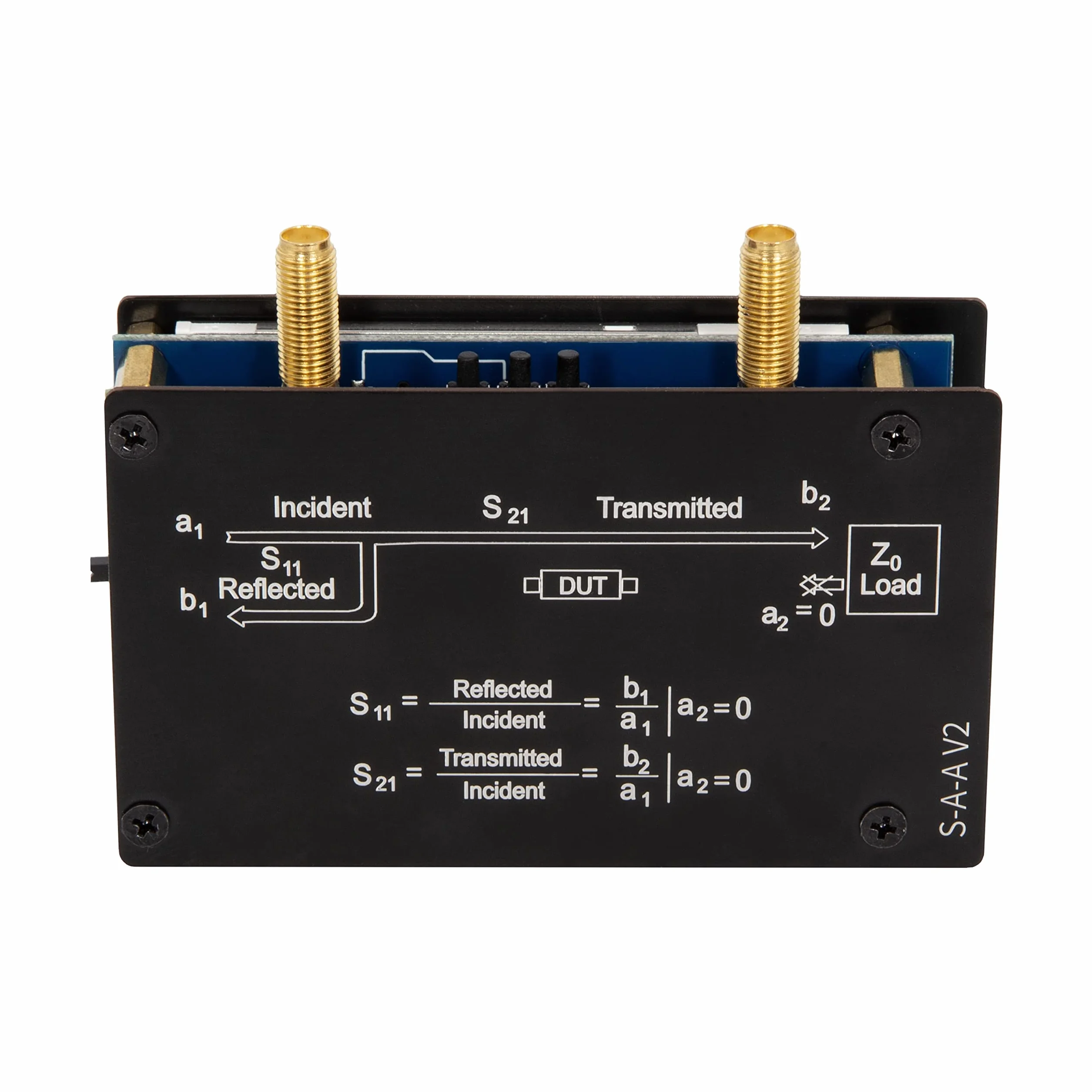 Nooelec NanoVNA v2 (S-A-A-2) Zestaw - wektorowy analizator sieciowy 50 kHz-3 GHz z ekranowaniem, zestawem do kalibracji, 6 tłumików i więcej! Wspieraj innowacje